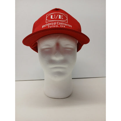 Richardson (OSFM) Printed Logo Trucker Red Hat Snapback