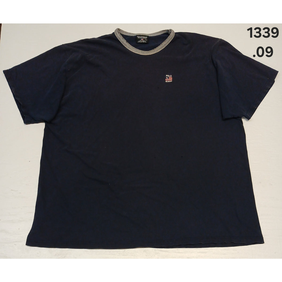 Polo Ralph Lauren (2XL) Navy Blue Vintage Crew Neck TShirt