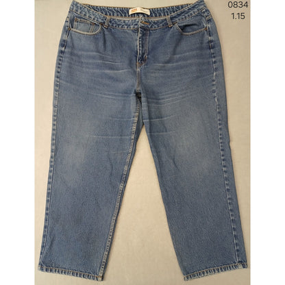 Route 66 (24S) Women's Relaxed Straight Fit Blue Denim Jeans