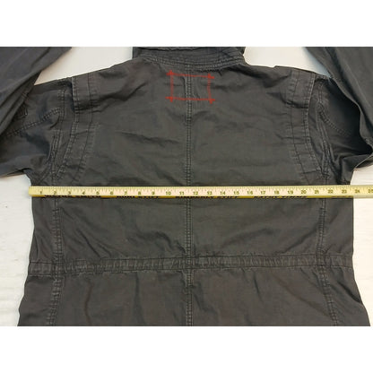 Fox Riders Co. (XL) Vintage Charcoal Heavy Cargo Jacket