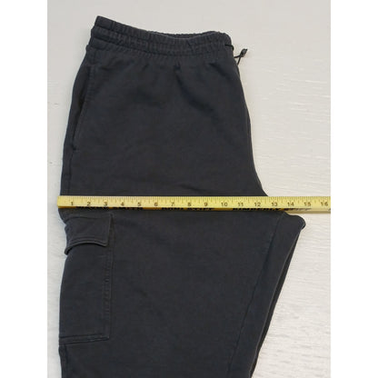 DSG (XL) Black Cargo Style Relaxed Pull String Sweatpants