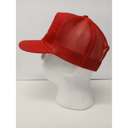 Richardson (OSFM) Printed Logo Trucker Red Hat Snapback