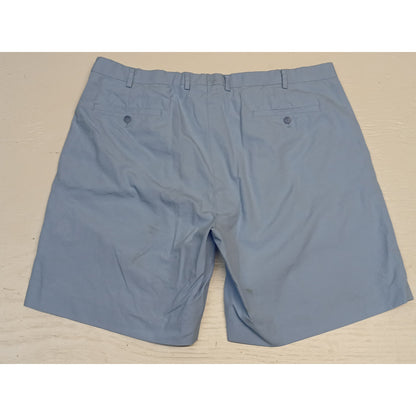 Alan Flusser (42) Light Blue Flat Front Dress Chino Shorts