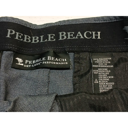 Pebble Beach (32) Black Dry Lux Performance Chino Shorts