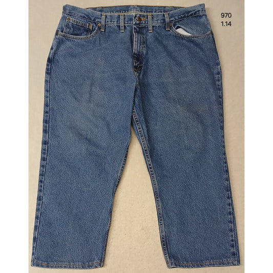 Magellan (44x30) Men's Straight Leg Blue Denim Jeans
