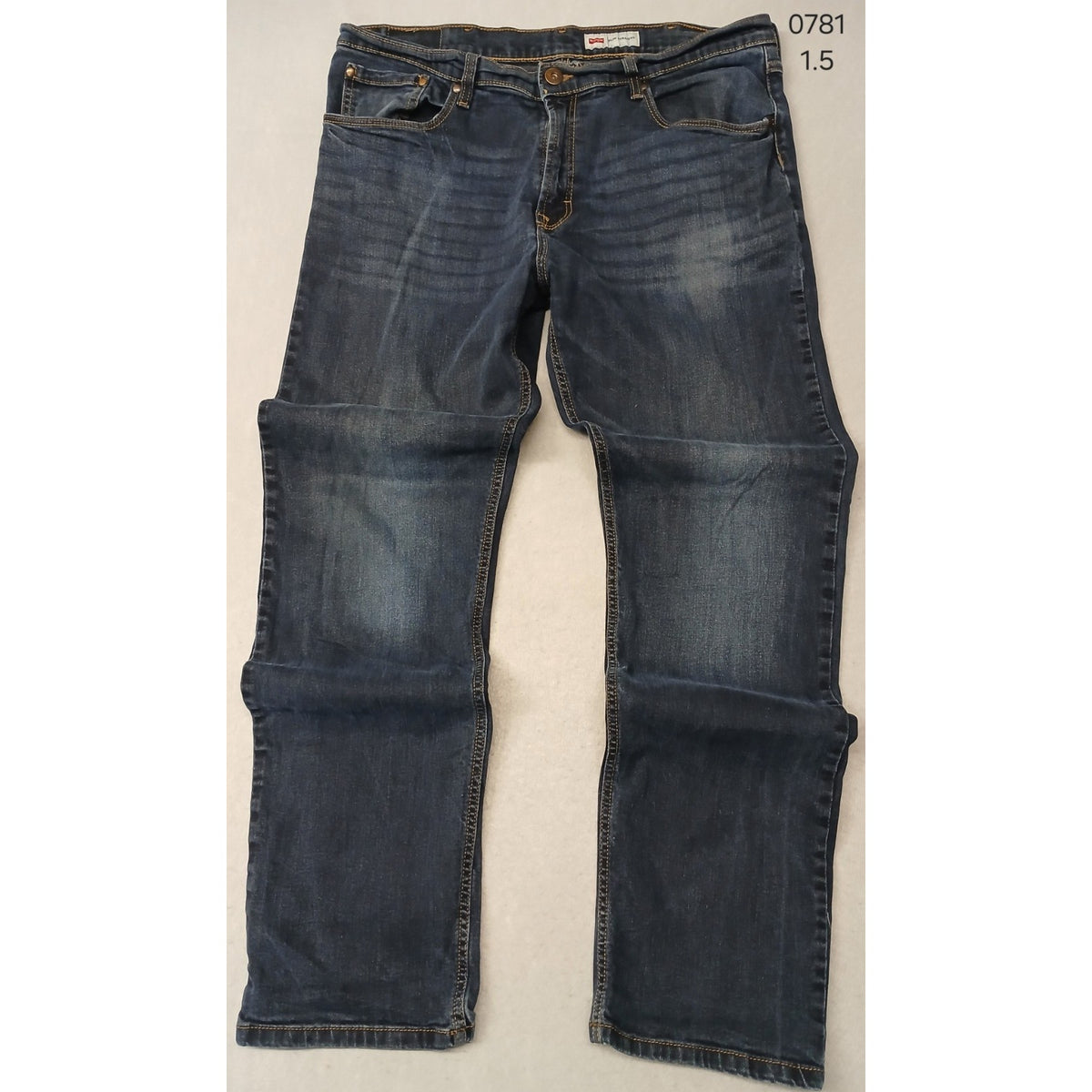 Wrangler (No Size) Men's Slim Straight Fit Dark Blue Denim Jeans