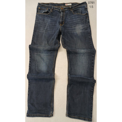Wrangler (No Size) Men's Slim Straight Fit Dark Blue Denim Jeans