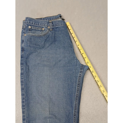Alfani (34x30) Men's Straight Leg Blue Denim Jeans