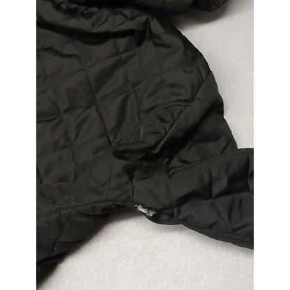 Me Jane Black (Medium) Double Polyester Hooded Coat