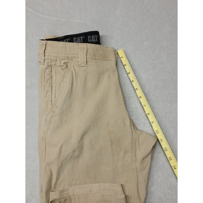 CAT (32x32) Beige Straight Cargo Fit CargoCarpenter Jeans
