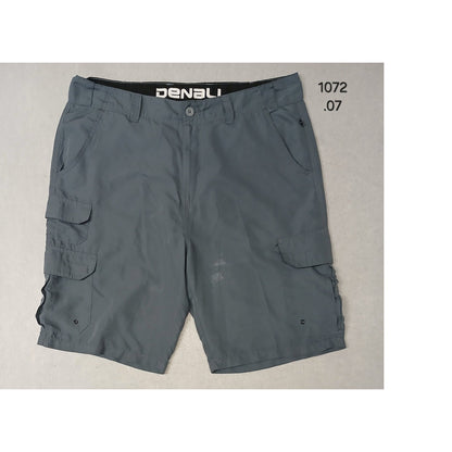 Denali (36) Gray Hybrid Outdoor Cargo Style Dri-Fit Shorts
