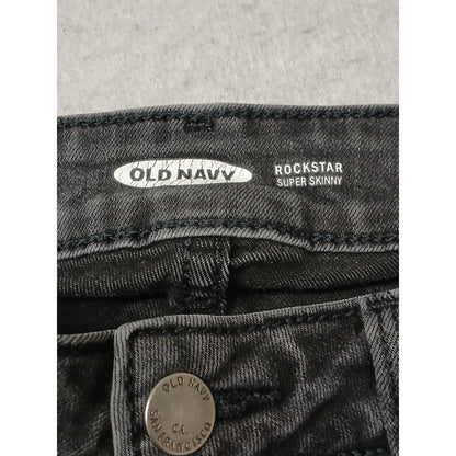 Old Navy (4) Women's Black Rockstar Super Skinny Jeans