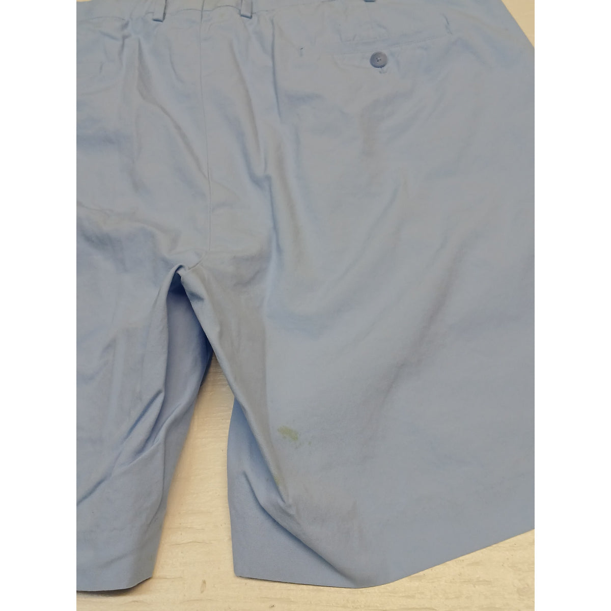 Alan Flusser (42) Light Blue Flat Front Dress Chino Shorts