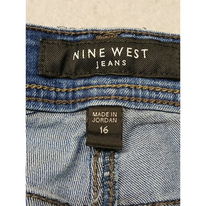 Nine West (16) Women's Cut-Off Blue Denim Jean shorts