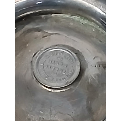 Simpson Hall Miller & Co. Treble Plate Antique Cup with Floral Engraved Design