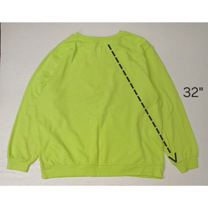 Mossy Oak (XL) Neon Green Long Sleeve Pullover Sweatshirt