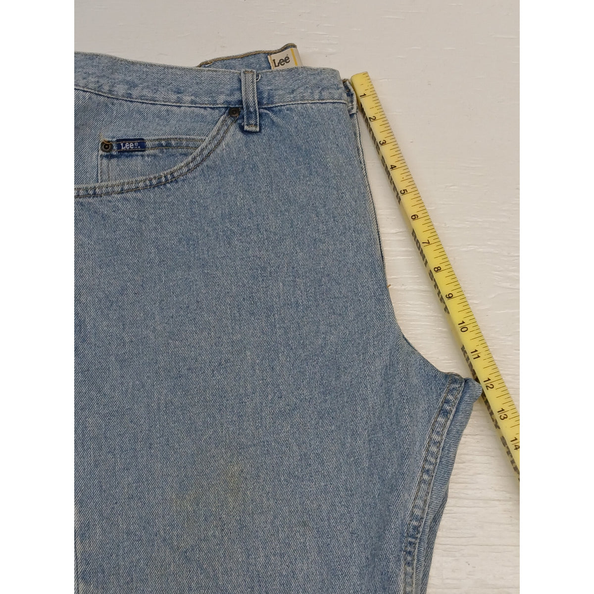 Lee (40x29) Regular Fit Straight Blue Denim Jeans