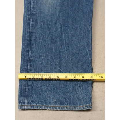 Levis (42x30) Men's Tapered Straight Leg Fit Blue Denim Jeans