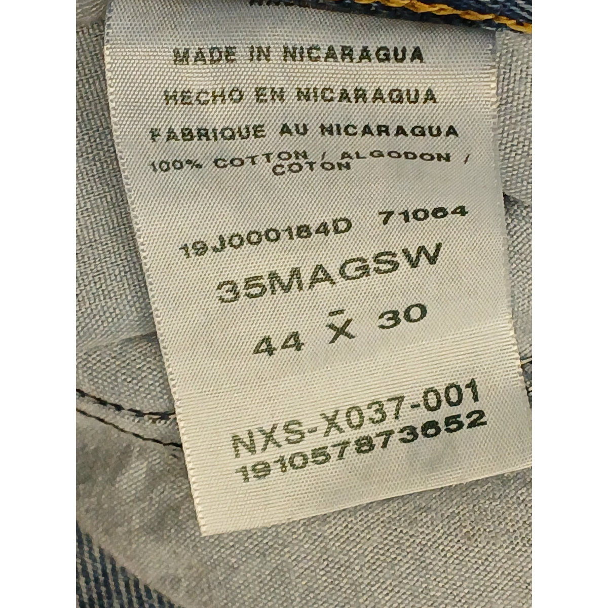 Magellan (44x30) Men's Straight Leg Blue Denim Jeans
