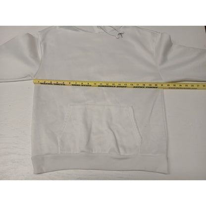 Jesus (Large) White Silk Comfort Pullover Hoodie