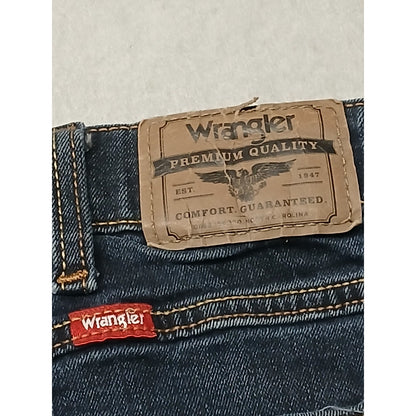 Wrangler (No Size) Men's Slim Straight Fit Dark Blue Denim Jeans