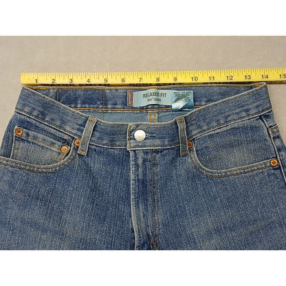 Levis (30x32) Men's 550 Straight Leg Blue Denim Jeans
