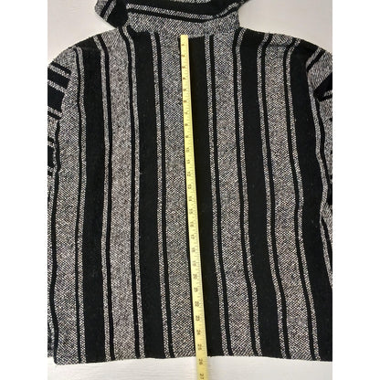 Lands End (XL) Multicolor Mexican Baja Pullover Hoodie