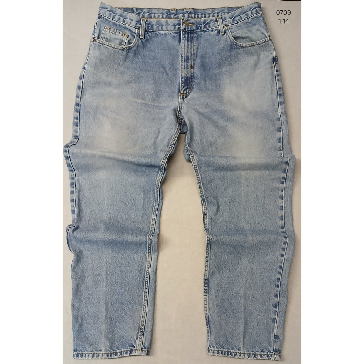 Members Mark (40x32) Men's Straight Fit Blue Denim Jeans