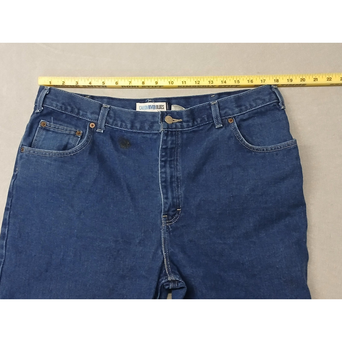 Canton River Blues (40x30) Relaxed Straight Blue Denim Jeans