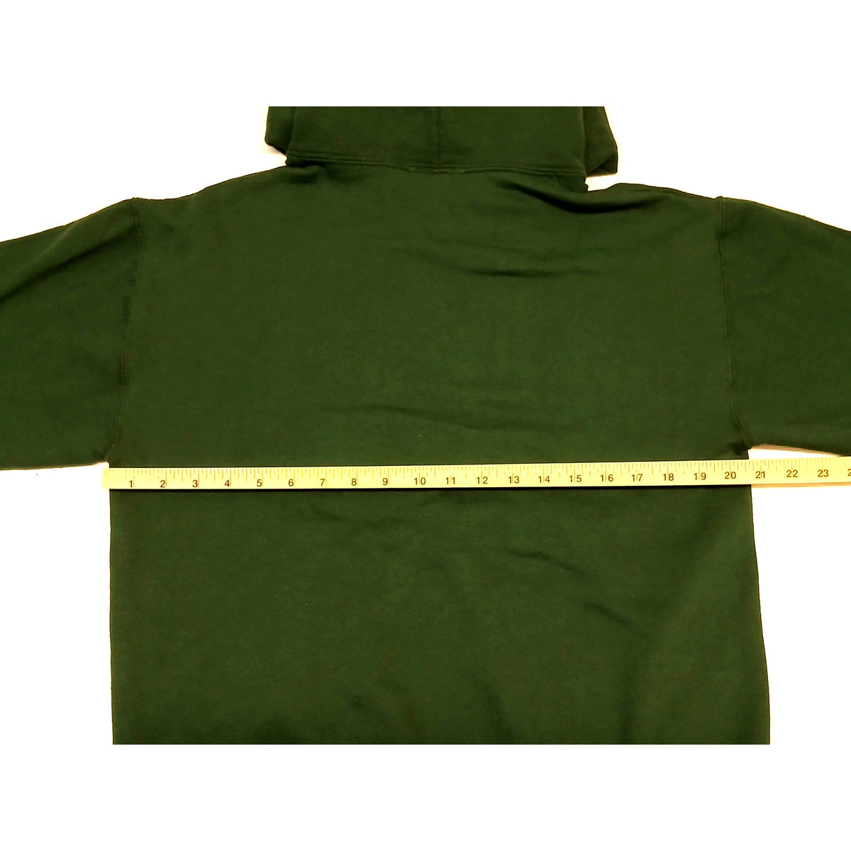 Artisan (Medium) Green Stitched Pouch Pocket Pullover Hoodie