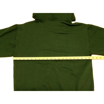 Artisan (Medium) Green Stitched Pouch Pocket Pullover Hoodie