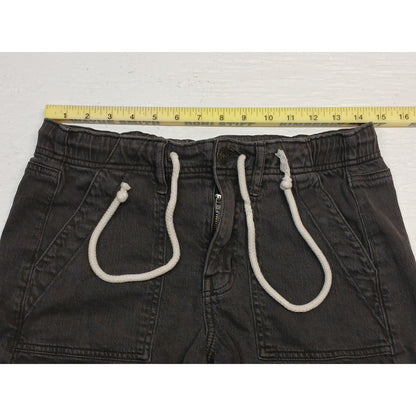 American Eagle (4) Next Level Stretch Black Denim Shorts