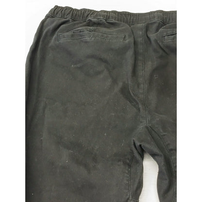 Steve's (Large) Black Skinny Ruffled Style Jeans