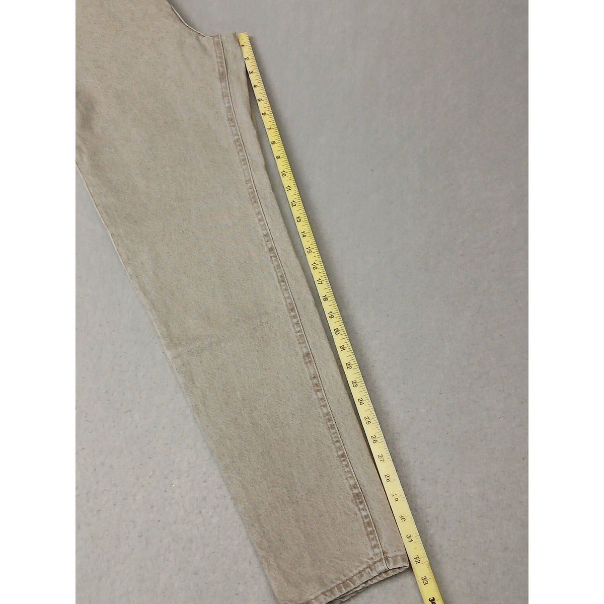Lee (8L) Vintage High Rise Straight Tan Denim Jeans