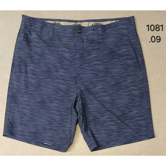 Callaway (36) Blue Stretch Dri-Fit Chino Golf Shorts