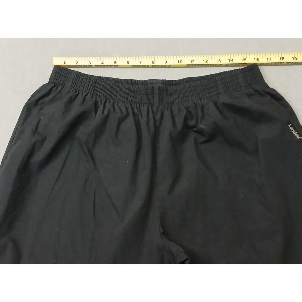 Landau (P2X) Women's Black Poly Blend Relaxed Sweatpants