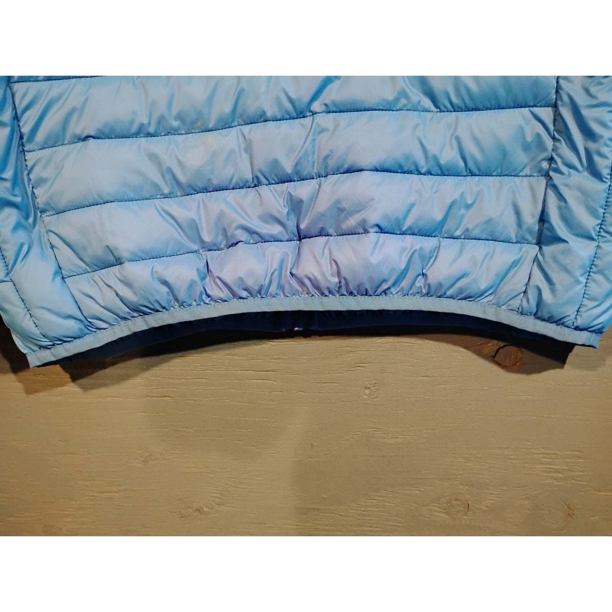 Alpine Swiss (Large) Blue Full Zip Lightweight Puffer Jacket