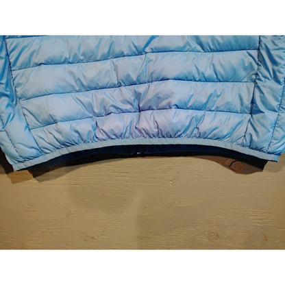 Alpine Swiss (Large) Blue Full Zip Lightweight Puffer Jacket