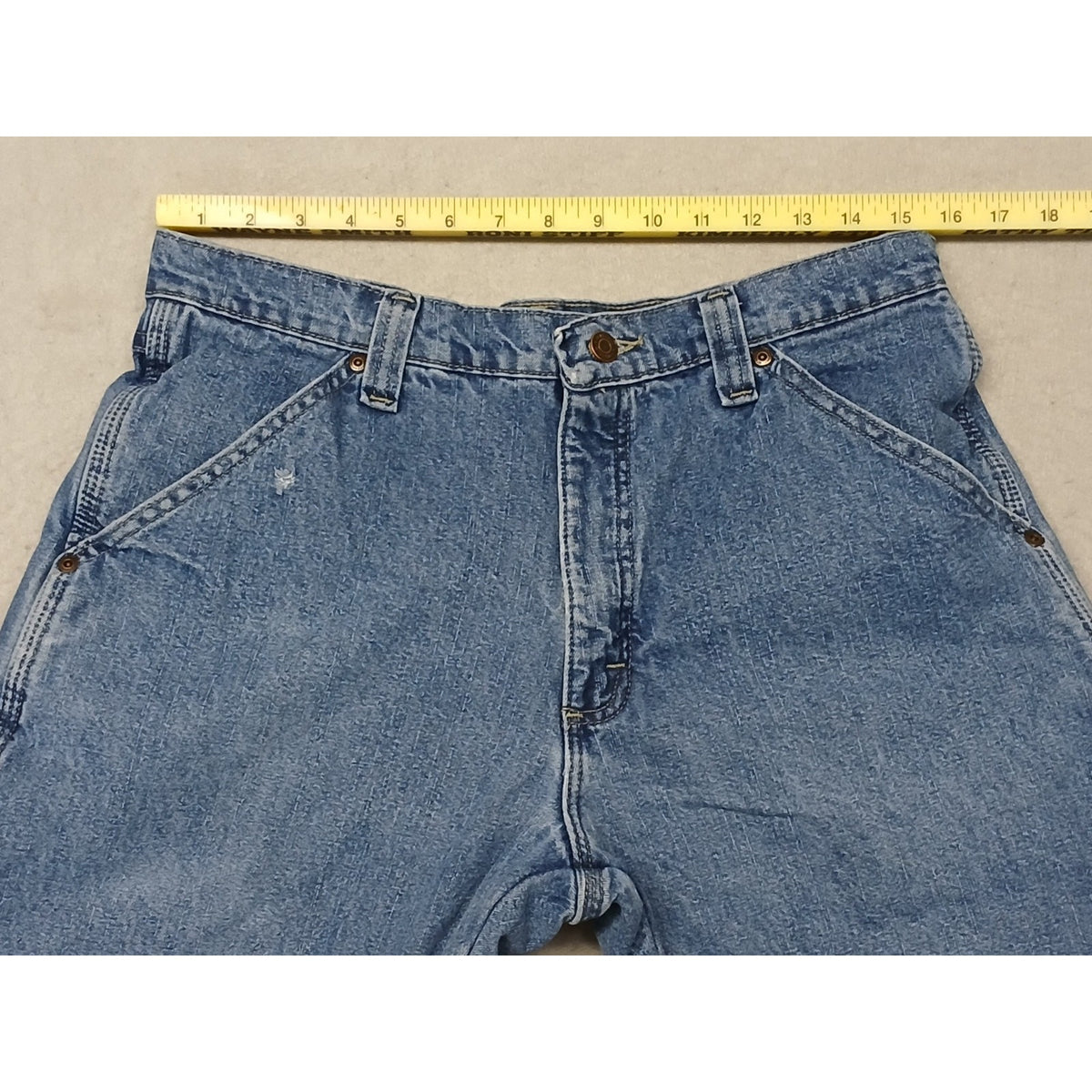 Wrangler (32x32) Men's Insulated Straight Fit Blue Denim Jeans