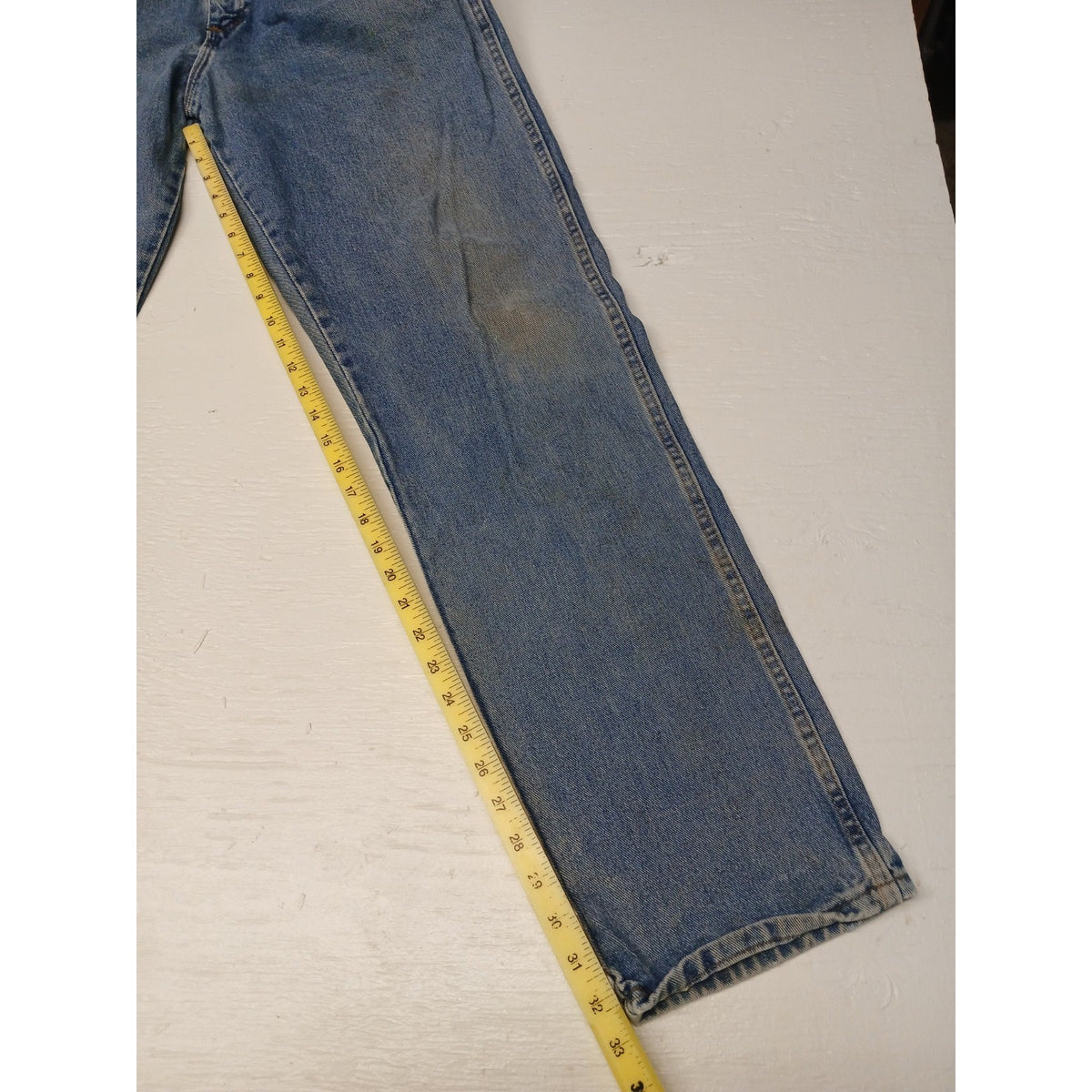 Unifirst Men's Blue Denim (38x34) Comfort Straight Jeans