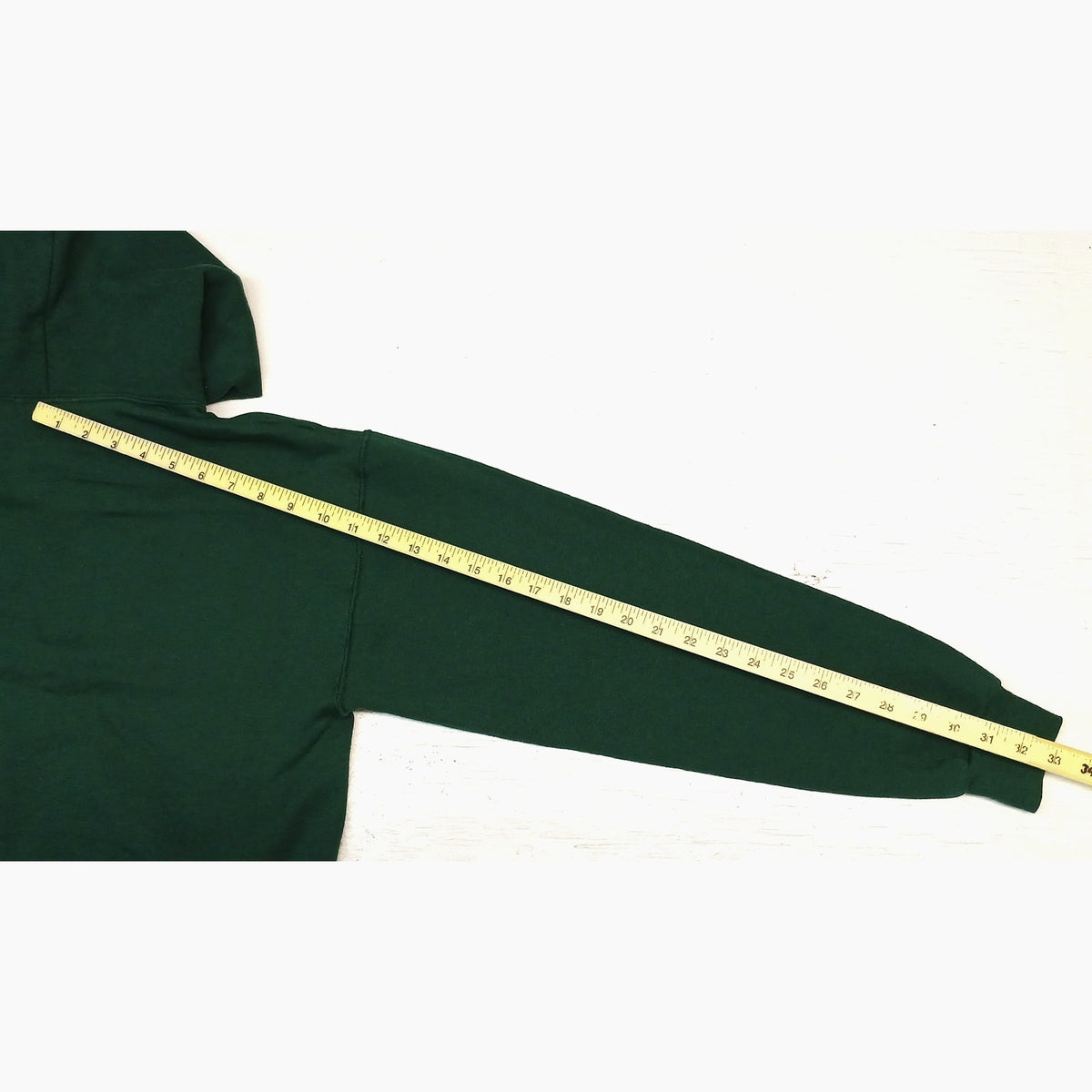 Artisan (Medium) Green Stitched Pouch Pocket Pullover Hoodie