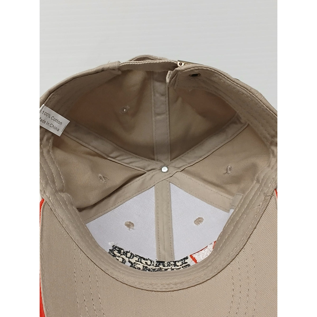 TSC Tractor Supply Co 1938 (OSFM) Strapback Beige Hat Cap