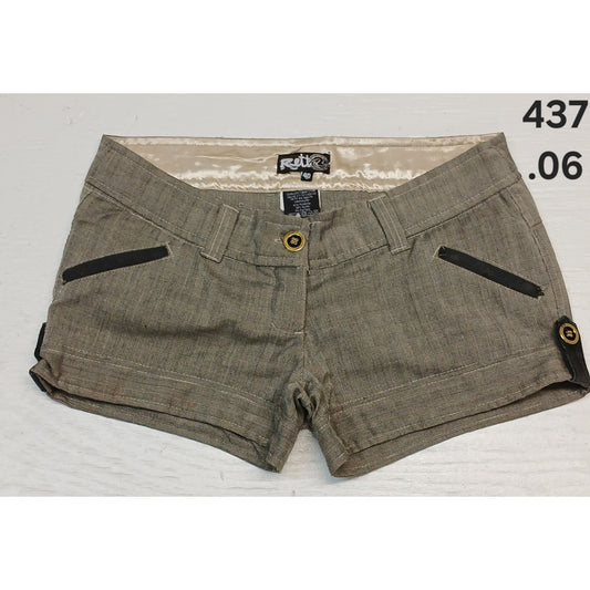 Rette(R) (40) Olive Green Flat Front Cargo Dress Shorts