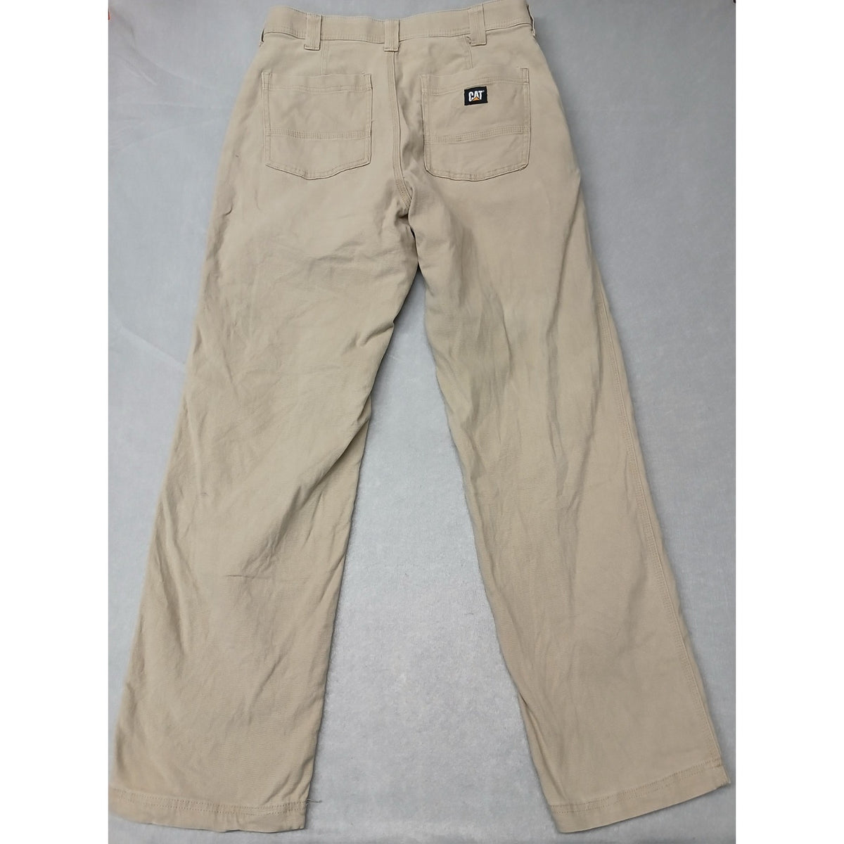 CAT (32x32) Beige Straight Cargo Fit CargoCarpenter Jeans