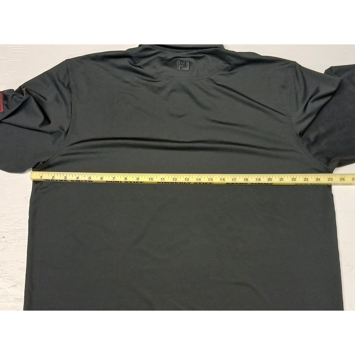 Foot Joy (XL) Black Button Short Sleeve Collar Polo Shirt