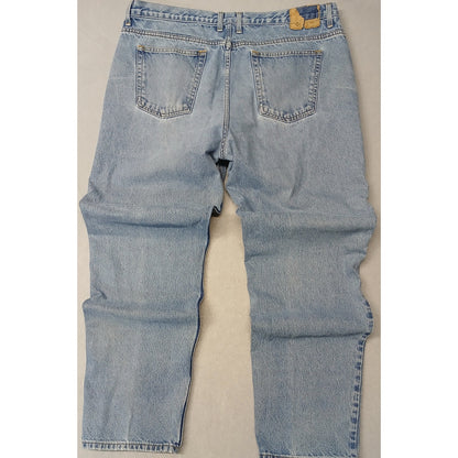 Members Mark (40x32) Men's Straight Fit Blue Denim Jeans