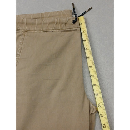 Urban Pipeline (Large) Beige Chino Khaki Stretch Ankle Pants