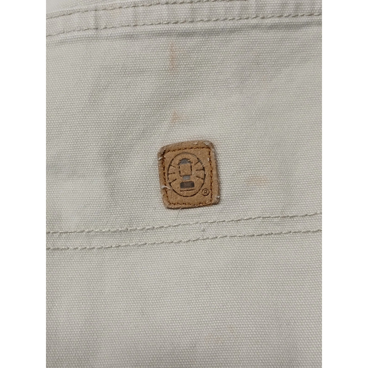 Coleman (32x30) Ivory Straight Fit Cargo Carpenter Jeans