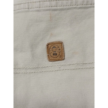 Coleman (32x30) Ivory Straight Fit Cargo Carpenter Jeans