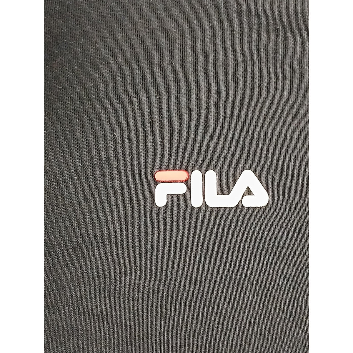 FILA (XL) Men's Black Vintage Slit Pocket Pullover Hoodie